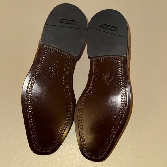 Cole Haan Men's Brown Leather Wingtip Shoes - Picture 3 of 4